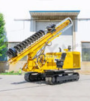 Truck Mounted Post Pounder, Color : Yellow