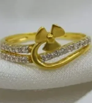 Ladies Gold Rings, Design : Customized