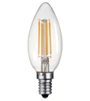 Candle Bulb LED, Type : Filament lamp