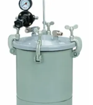 Pressure Feed Pot, Colour : Grey