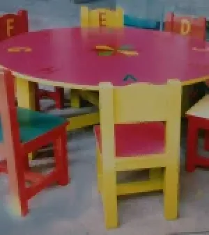 Rubber Wood Table Chair, Shape : Customized