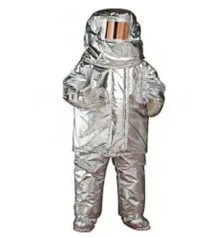 Aluminized Fire Proximity Suit, Color : Silver