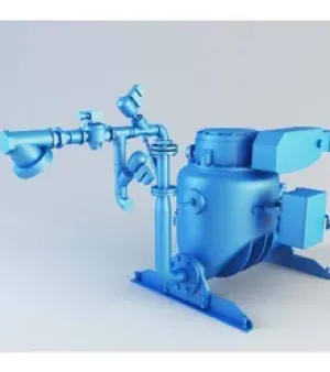 Ash Vessel, Material : Galvanized Iron