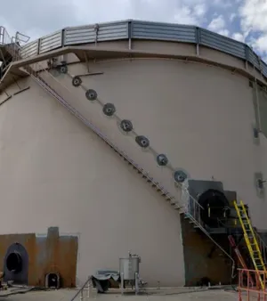Floating roof vertical tank, Material : Stainless Steel