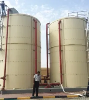 Cylindrical Water Tanks, Storage Material : Chemicals/Oils