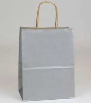 Grey Customised Paper Bag