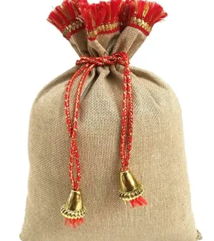 Jute Drawstring Bag