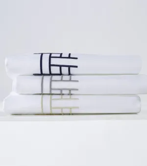 Eliya Hotel Home Bedroom 100% Cotton White Pillows Embroidered Pillows