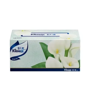 Kleenex Soft Box Tissue 100% virgin Wood Bamboo Pulp Box Facial Tissu Custom Logo Paper 2 ply facial tissue