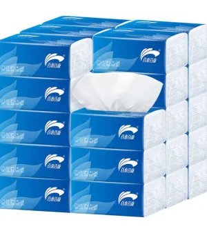 Wholesale Original Ecological Bamboo 2/3/4Ply Custom Logo Brand Soft Tissue Cleaner Facial Tissue Box Paper Facial Tissue