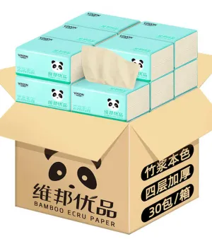 Wholesale 2/3/4Ply Custom Brand Soft Tissue Cleaner Facial Tissue Box No Fluorescent Agent Virgin Wood Pulp Paper Facial Tissue
