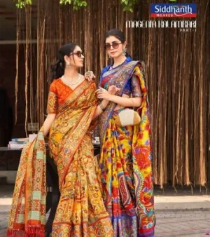 Kalamkari Saree