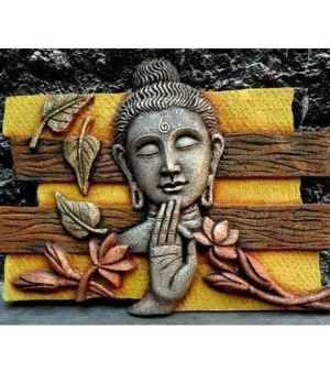 Fiber Buddha Wall Mural