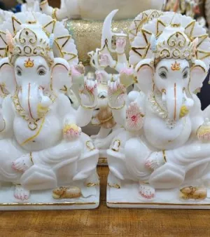 Marble Ganeshji Statue