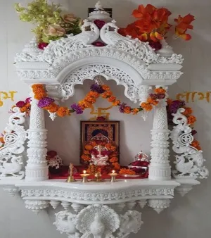 Marble Temple Statue