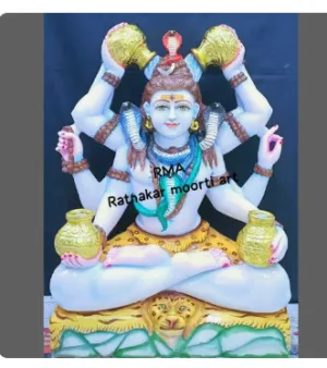 White Marble Lord Shiva