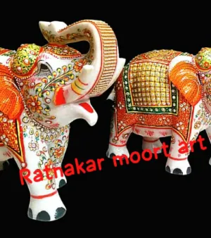 White marble Elephant