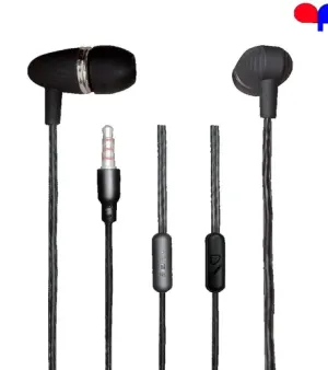 F033 Black Earphone