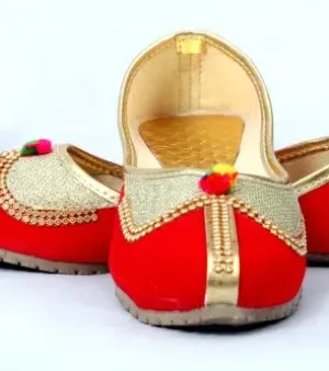 Women Pink Punjabi Jutti