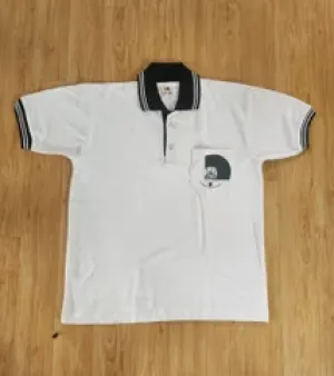 White Kids School Uniform Cotton T Shirt