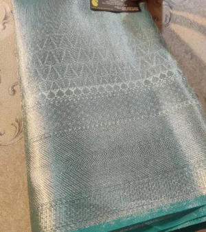 Tissue Silk Saree Heavy Zari Work