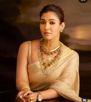 Nayantara Tissue Silk Saree