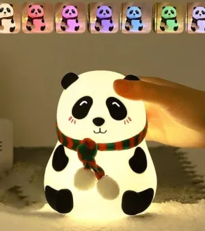 Silicone Panda Touch LED Lamp Night Light