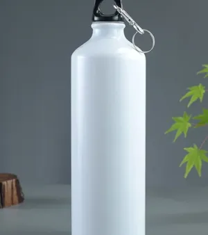 Aluminum Water Bottle & Metal Hook