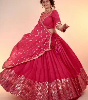 Navratri Chaniya Choli Apsara pink