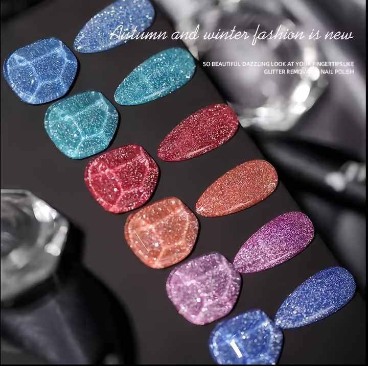 oxxi Private Label Disco Temperature Change Gel Polish Set 6 Colors/6 Bottle Nail Products Salon Cosmetics UV Gel Nail Polish