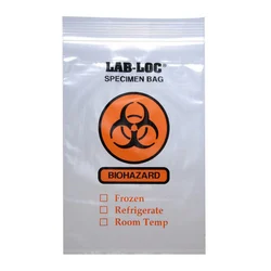 Milky White Zipper Printed Poly Bag