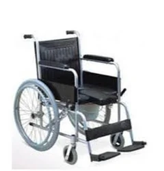 Commode Wheel Chair Ms, Material : MS