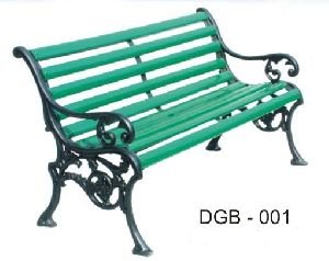 Antique Cast Iron Garden Bench