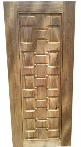 Teak Wood Panel Door