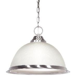 White Glass Hanging Light