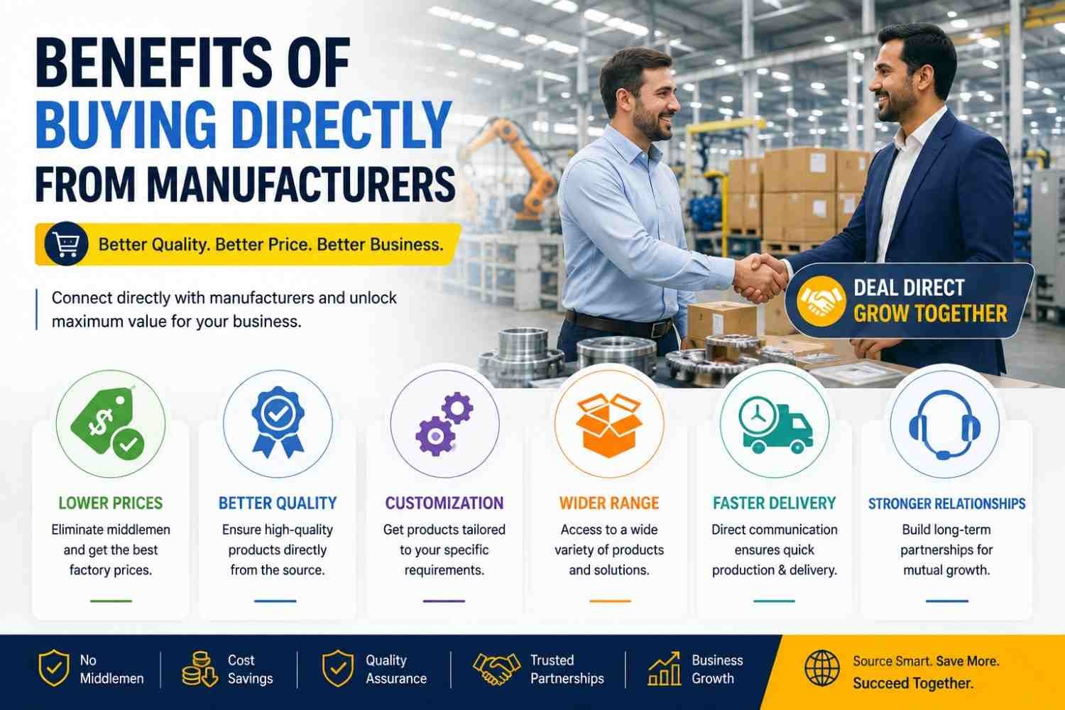 Benefits of buying directly from manufacturers