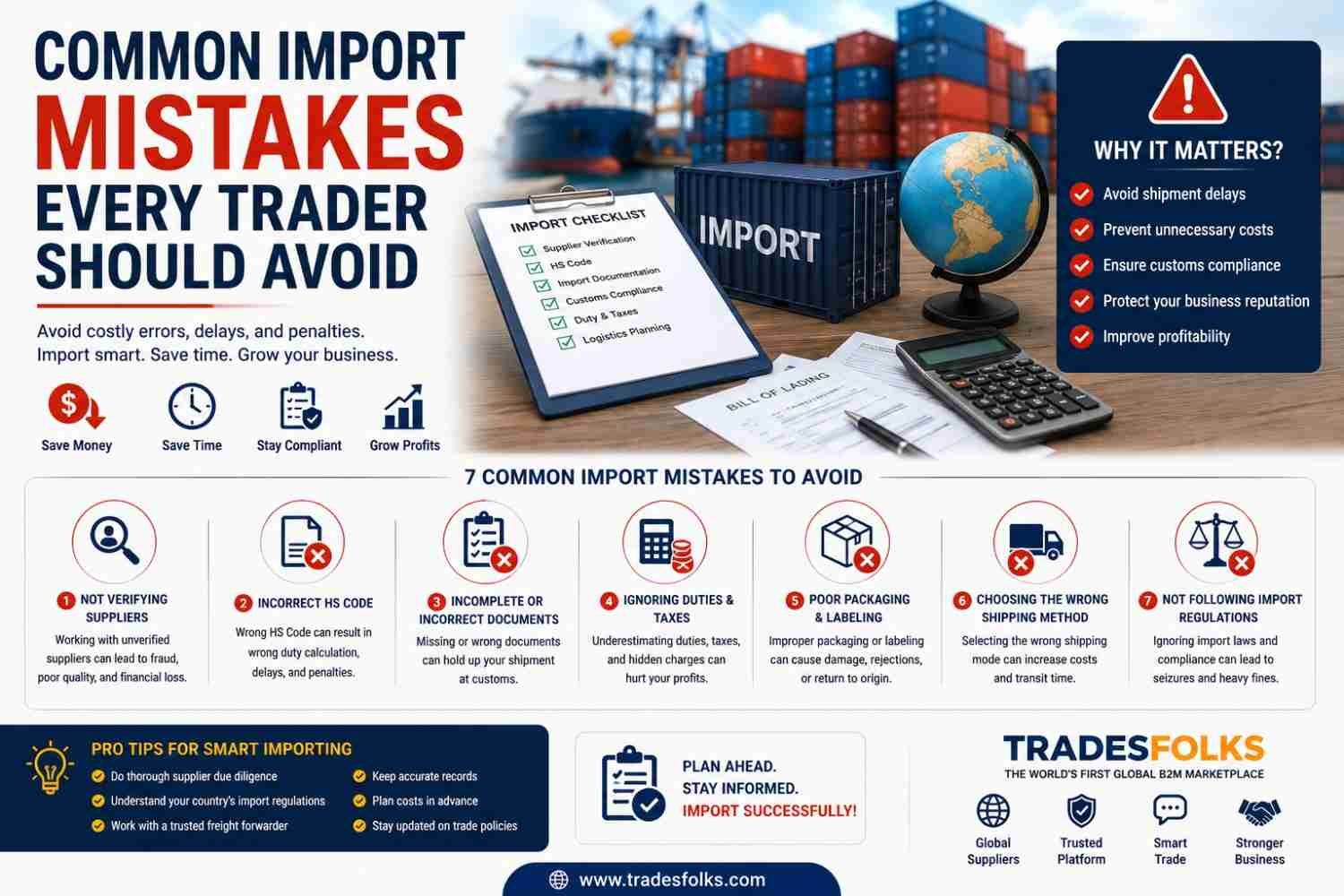 Common import mistakes every trader should avoid