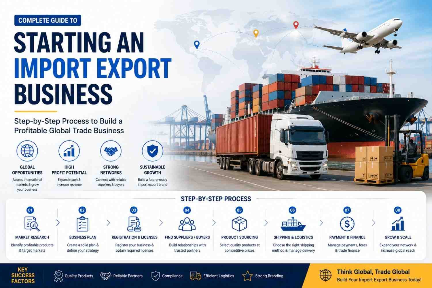 Guide to starting an import export business