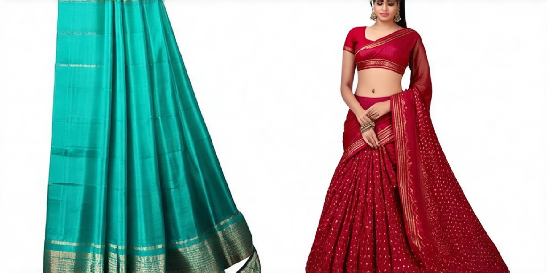 Saree And Lehenga