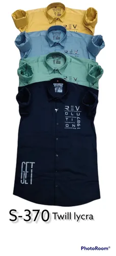 Men Casual Lycra Printed Shirt