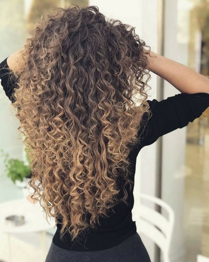 Ombre Curly Hair