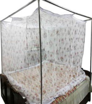 Cotton King Size Bed Printed Mosquito Net