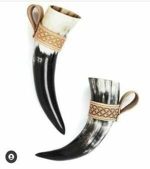 Real Viking Drinking Beer horn