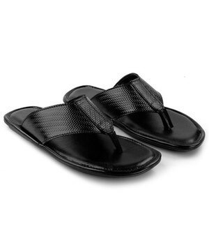 Mens Leather Slipper