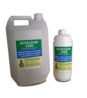 Ecoclean 2300 Herbal Based Flocculant And Bactericidal Reagent For Removal Of E-Coli Chemical