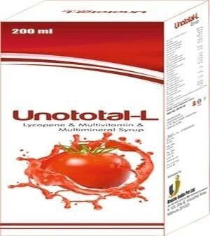 UnoTotal - L Lycopene Multivitamin and Multimineral Syrup