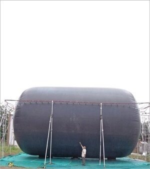Biogas Storage Balloon, Usage: Biogas storage, Color: Grey