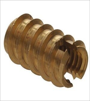 Round Brass Lock Insert