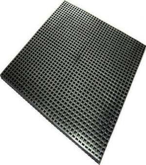 PolyRubb Black Rubber Anti Vibration Pads