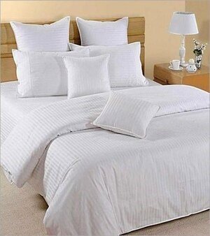 White Hotel Bed Sheet